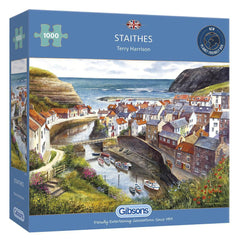 Gibsons Staithes Jigsaw Puzzle (1000 Pieces)