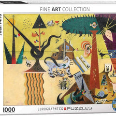 Eurographics Joan Miro - The Tilled Field Jigsaw Puzzle (1000 Pieces)