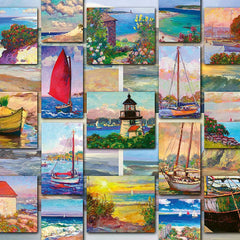 Ravensburger Coastal Collage Jigsaw Puzzle (1500 Pieces)