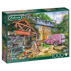 Falcon Deluxe Potters Cottage Jigsaw Puzzle (1000 Pieces)