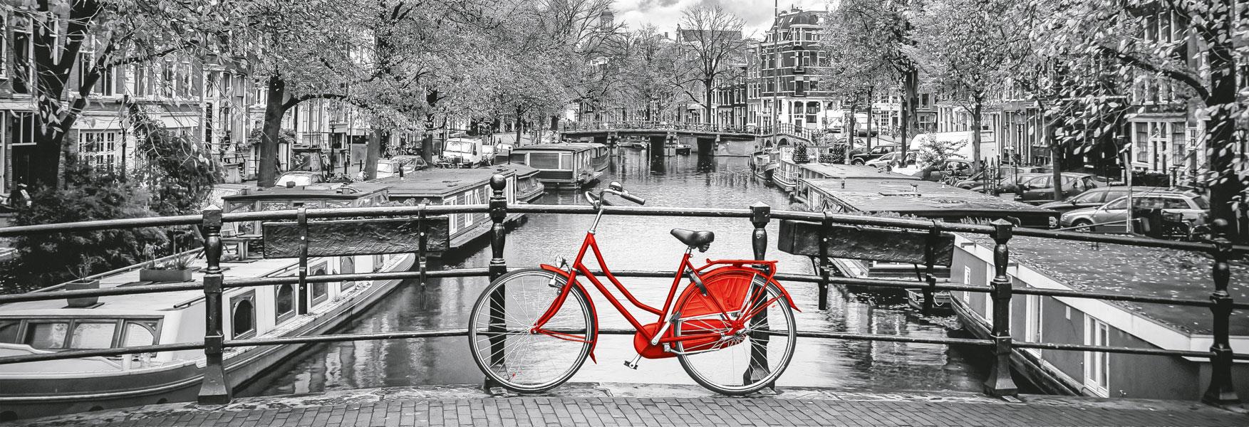 Clementoni Amsterdam Bicycle Panorama High Quality Jigsaw Puzzle (1000 Pieces)