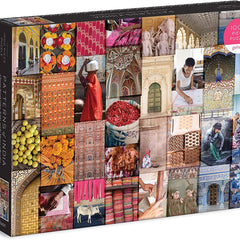 Galison Patterns of India Journey Through Colors, Textiles & the Vibrancy of Rajasthan Jigsaw Puzzle (1000 Pieces)
