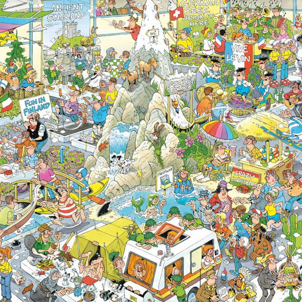 Jan van Haasteren The Holiday Fair Jigsaw Puzzle (1000 Pieces)