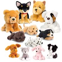 Dogs Soft Toy Tombola Game - Full Set